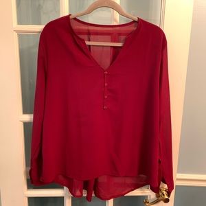 Garnet dress blouse size M-L